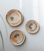 Load image into Gallery viewer, Set of 3 Wall Rattan Baskets
